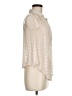 Zoa 100% Silk Ivory Sleeveless Silk Top Size 6 - photo 4