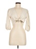 Shein Ivory 3/4 Sleeve Blouse Size M - photo 1