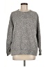 Lou & Grey Animal Print Gray Pullover Sweater Size M - photo 1