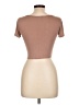 Olivaceous Brown Short Sleeve Turtleneck Size L - photo 1