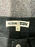 RE/DONE Black Denim Skirt Size 24 waist - photo 4