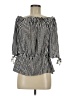 MICHAEL Michael Kors Black White 3/4 Sleeve Blouse Size M - photo 1