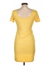 Popular 21 Yellow Casual Dress Size L - photo 2