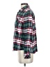 Natural Reflections 100% Cotton Plaid Green Long Sleeve Button-Down Shirt Size S - photo 5