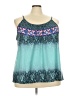 Unbranded Teal Tank Top Size 5X - photo 1