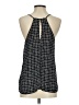 Paper Crane 100% Polyester Black Sleeveless Blouse Size S - photo 2