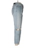 Express Color Block Blue Jeans Size 6 - photo 4