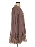 Logo Layers Brown Cardigan Size XXS - photo 4