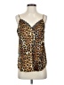 Express 100% Polyester Brown Sleeveless Top Size S - photo 1