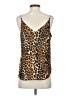 Express 100% Polyester Brown Sleeveless Top Size S - photo 2