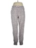 Just Be... Animal Print Gray Casual Pants Size XL - photo 1