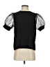 AWARE by Vero Moda 100% Polyester Black Short Sleeve Top Size S - photo 1