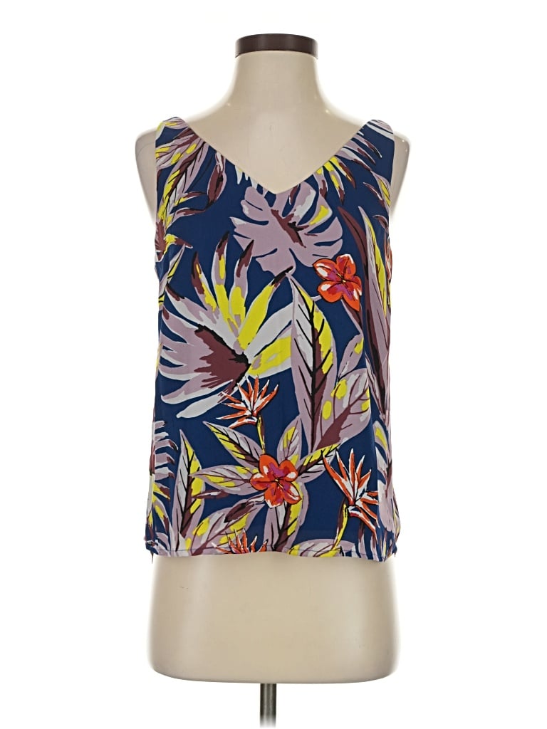 Pre-owned Verse Sleeveless Top Blue Scoop Neck Tops