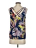 verse 100% Polyester Blue Sleeveless Top Size XS - photo 2
