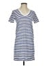 Universal Thread 100% Cotton Stripes Blue Casual Dress Size XS - photo 1