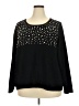 Liz Claiborne Black Long Sleeve Top Size 2X - photo 1