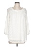 C established 1946 100% Polyester Ivory 3/4 Sleeve Blouse Size L - photo 1