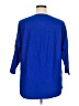 Cable & Gauge Blue 3/4 Sleeve Top Size 1X - photo 2