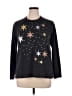 Style&Co Stars Black Pullover Sweater Size XL - photo 1
