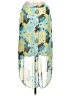 Cato 100% Polyester Print Teal Casual Skirt Size L - photo 2