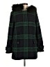 Talbots Plaid Green Coat Size 8 - photo 1