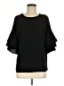 Unbranded Black 3/4 Sleeve Top Size M - photo 1