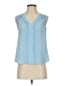 Q&A 100% Polyester Blue Sleeveless Blouse Size XS - photo 1