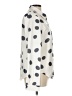 Unbranded 100% Polyester Polka Dots Ivory Long Sleeve Blouse Size L - photo 4