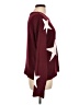 Shein 100% Polyester Stars Burgundy Pullover Sweater Size L - photo 4