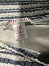 Japna Kids 100% Polyester Stripes Ivory Blue Casual Pants Size 10 - photo 3