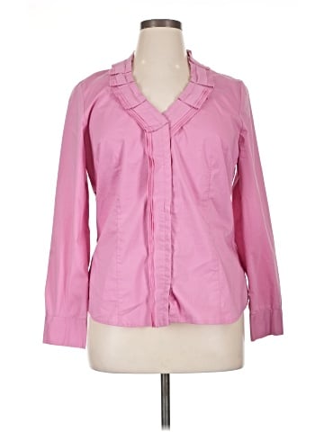 Worthington Long Sleeve Blouse (view 1)