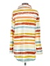 Lularoe Stripes Orange Ivory Long Sleeve Blouse Size S - photo 2