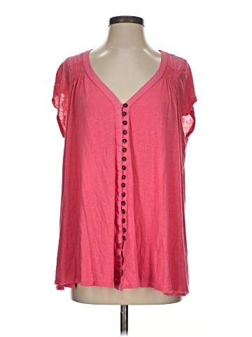 Free People Short Sleeve Blouse (view 1)