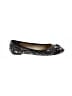 Elaine Turner Graphic Black Flats Size 9 1/2 - photo 1