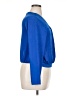 Miss Lili Blue Long Sleeve Blouse Size 1X - photo 4