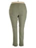 N Touch Solid Green Active Pants Size 20W - photo 2