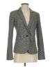 Ann Taylor Houndstooth Gray Blazer Size 2 - photo 1
