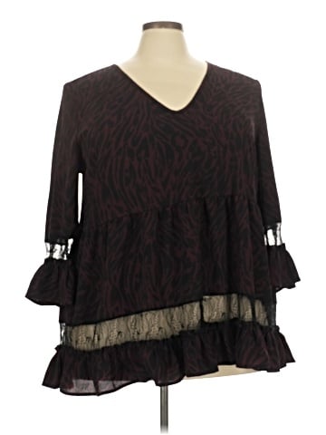 Avenue Studio 3/4 Sleeve Blouse (view 1)
