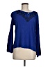 Nomadic Traders Blue Long Sleeve Blouse Size M - photo 1