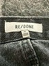 RE/DONE 100% Cotton Black Denim Shorts Size 25 waist - photo 3