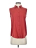Uniqlo Red Sleeveless Button-Down Shirt Size XS - photo 1