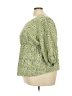 Shein Curve Green 3/4 Sleeve Blouse Size 4X - photo 5