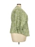 Shein Curve Green 3/4 Sleeve Blouse Size 4X - photo 4