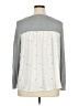 Ann Taylor LOFT Outlet 100% Polyester Gray Pullover Sweater Size XL - photo 2