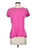 Lands' End 100% Cotton Solid Pink Short Sleeve Top Size S - photo 1