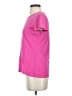 Lands' End 100% Cotton Solid Pink Short Sleeve Top Size S - photo 5
