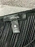 Aqua 100% Polyester Black Short Sleeve Blouse Size XL - photo 7