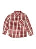 DKNY Plaid Red Long Sleeve Button-Down Shirt Size 4T - photo 1