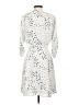 Habitual 100% Polyester Print Ivory Cocktail Dress Size XS (0) - photo 2
