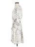 Habitual 100% Polyester Print Ivory Cocktail Dress Size XS (0) - photo 5